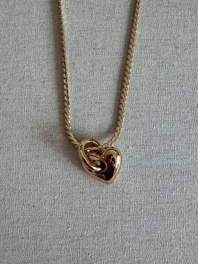 J.Crew Heart Necklace
